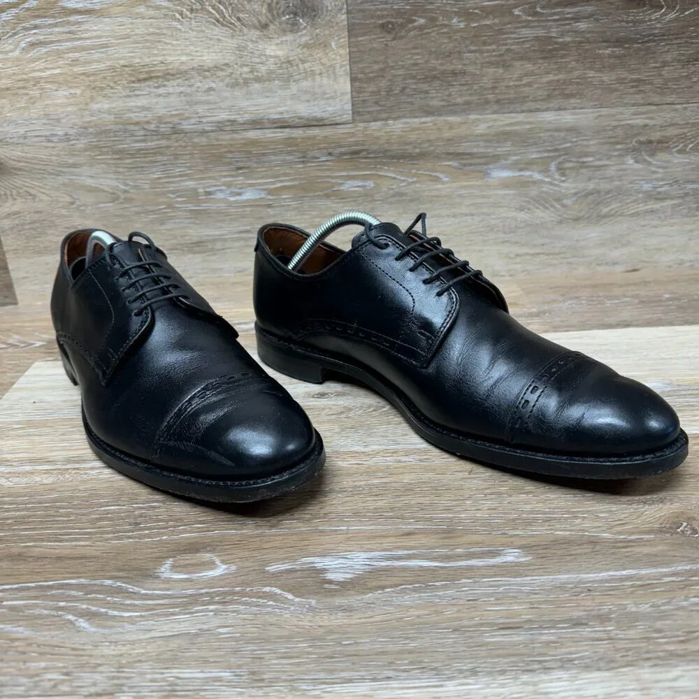Allen Edmonds Madison Avenue Black Leather Cap Toe Oxfords Men's Size 11